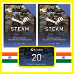 ⭐️СТИМ КАРТЫ⭐🇮🇳 INDIA STEAM GIFT КОД Индия INR Rupia