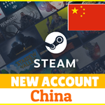 ⭐️ ✅Новый аккаунт Steam (🇨🇳 КИТАЙ) +СМЕНА ПОЧТЫ+БОНУС