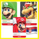 ⭐️ВСЕ КАРТЫ⭐🇷🇸Nintendo Gift Card 15-150 EUR (Сербия)