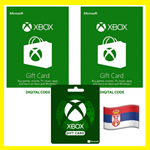 ⭐️ВСЕ КАРТЫ⭐🇷🇸Xbox Live Gift Card 5-200 EUR Сербия