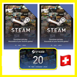 ⭐️ ВСЕ КАРТЫ⭐🇨🇭 STEAM GIFT CARD 5-168 CHF Швейцария