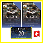 ⭐️СТИМ КАРТЫ⭐🇨🇭 Швейцария STEAM GIFT КОД CHF