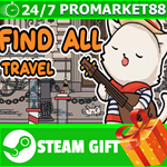 **ВСЕ СТРАНЫ+РОССИЯ** FIND ALL 3: Travel Steam Gift