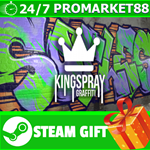 **ВСЕ СТРАНЫ+РОССИЯ** Kingspray Graffiti VR Steam Gift