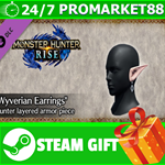** MONSTER HUNTER RISE "Wyverian Earrings" Hunter layer