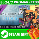 ** Monster Hunter World Sticker Set Hunter Items Set