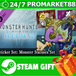 ** Monster Hunter World Sticker Set Monster Statuses Se