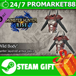 ** Monster Hunter Rise "Wild Body" Hunter layered armor