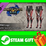 ** Monster Hunter Rise "Wild Legs" Hunter layered armor