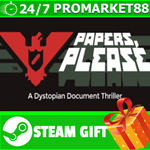 **ВСЕ СТРАНЫ+РОССИЯ** Papers Please Steam Gift