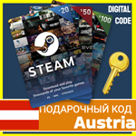 ⭐️СТИМ КАРТЫ⭐🇦🇹 Австрия STEAM GIFT КОД EUR ПОПОЛНИТЬ