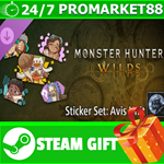 ** Monster Hunter Wilds - Sticker Set: Avis Unit STEAM