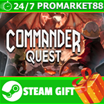 **ВСЕ СТРАНЫ+РОССИЯ** Commander Quest STEAM GIFT