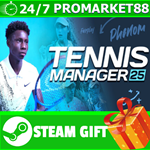 **ВСЕ СТРАНЫ+РОССИЯ** Tennis Manager 25 STEAM GIFT
