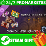 ** Monster Hunter Wilds - Sticker Set: Street Fighter 6
