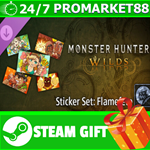 *Monster Hunter Wilds - Sticker Set: Flamefete STEAM