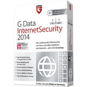 G-Data Internet Security 2014 1год