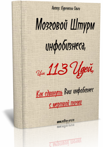 113 Идей Мозгового Штурма Инфобизнеса