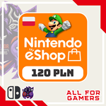 💢 Nintendo Карта eShop 120 PLN ПОЛЬША 🇵🇱