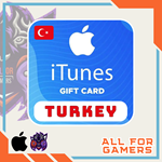 🍏 iTunes Gift Card  25-1000 TL Турция 🇹🇷 АВТО - irongamers.ru