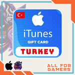* iTunes Gift Card  25-5000 TL Турция ** АВТО
