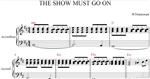 SHOW MOST GO ON (QUEEN)для аккордеона/баяна/фортепиано