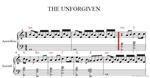 UNFORGIVEN (METALIKA) НОТЫ для аккордеона/фортепиано