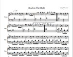 Army Of Lovers - Rockin The Ride (piano sheet)
