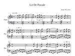 Army Of Lovers - Lit De Parade (sheet music for piano)
