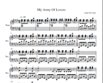 Army Of Lovers - My Army Of Lovers (ноты фортепиано)