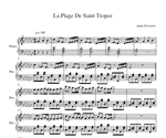 Army Of Lovers - La Plage De Saint Tropez (piano sheet)
