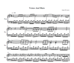 Army Of Lovers - Venus And Mars (sheet music for piano)