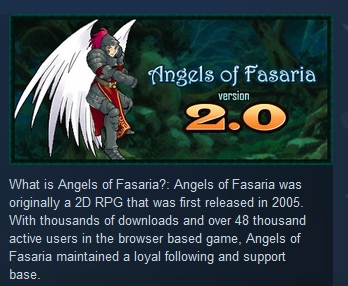 Angels of Fasaria: Version 2.0 STEAM KEY REGION FREE