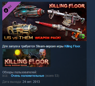 Killing Floor Community Weapons Pack 3 STEAM KEY GLOBAL