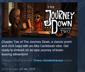 The Journey Down: Chapter Two (Steam Key / Region Free)