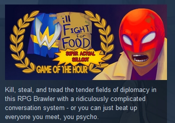 Will Fight for Food: Super Actual Sellout STEAM KEY