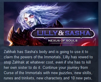 Lilly and Sasha: Nexus of Souls (STEAM KEY REGION FREE)