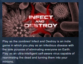 Infect and Destroy STEAM KEY REGION FREE GLOBAL