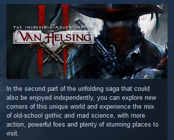 The Incredible Adventures of Van Helsing II 2 STEAM ROW