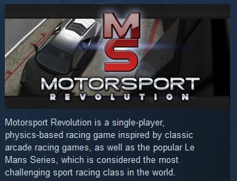 MotorSport Revolution ( Steam Key / Region Free )