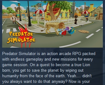 Predator Simulator ( Steam Key / Region Free ) GLOBAL