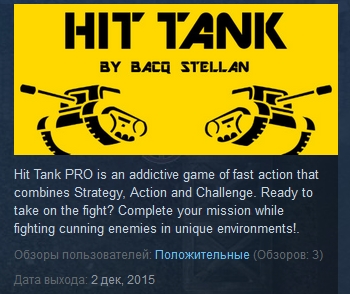 Hit Tank PRO ( Steam Key / Region Free )
