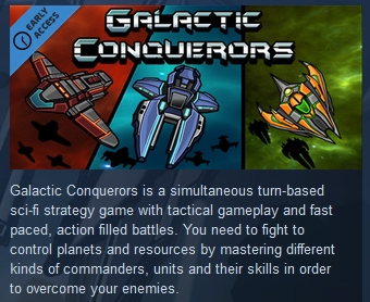Galactic Conquerors  ( Steam Key / Region Free )