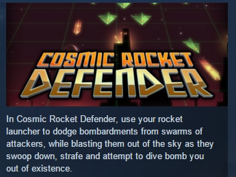 Cosmic Rocket Defender  ( Steam Key / Region Free )