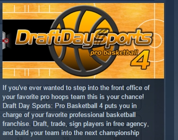 Draft Day Sports Pro Basketball 4 STEAM KEY REGION FREE