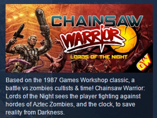 Chainsaw Warrior: Lords of the Night STEAM KEY GLOBAL