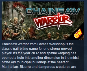 Chainsaw Warrior ( Steam Key / Region Free ) GLOBAL ROW
