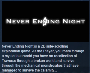 Never Ending Night ( Steam Key / Region Free ) GLOBAL