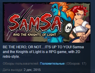 Samsa and the Knights of Light STEAM KEY GLOBAL ROW