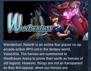Wanderlust: Rebirth ( Steam Key / Region Free ) GLOBAL